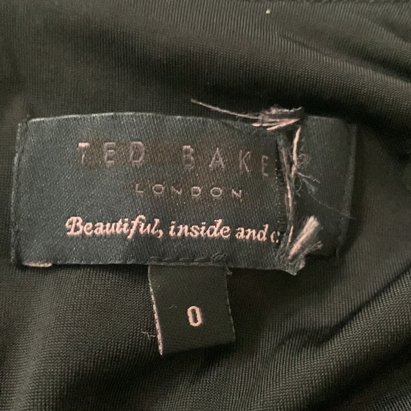 $189 NEW Ted Baker London Dress Cocktail Long Sleeve Sheath Zippered Back - Picture 13 of 17